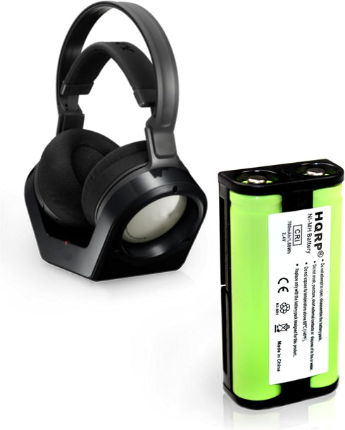 HQRP Battery Compatible with Sony BP-HP550-11 MDR-RF925 MDR-RF925R MDR-RF925RK MDR-RF970 MDR-RF970RK MDR-RF811 MDR-RF811RK Wireless Stereo Headpho...