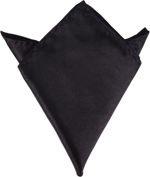 12 Pcs Mens Solid Mixed Color Pocket Square Wedding Handkerchiefs...