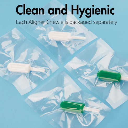 Chewies for Invisalign Aligner, 10 PCS Popsicle Silicone Chewies with Grip Handles, for Invisible or Metal Braces Aligner Munchies...