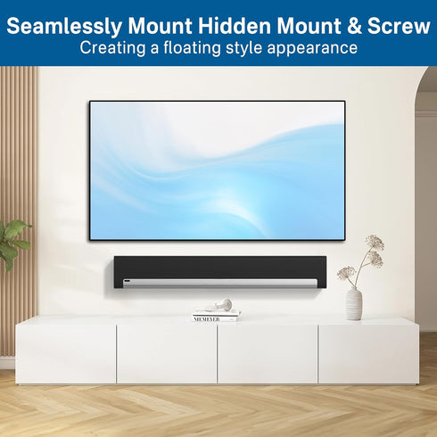 notiela Heavy-Duty Mount Bracket for Sonos Playbar Wall Mount Under TV Mounting Bracket for Sonos Playbar Mount - Simple and Easy to Install for S...