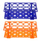 PATIKIL 50 Wells Tube Rack, 1 Set Vial Rack Double Layer Multifunction Centrifuge Tube Holder for Microcentrifuge Tubes 10/15/50ml, Blue,Orange...