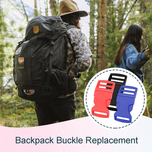 10Pack 1"(26mm) Contoured Plastic Side Release Buckles, Paracord Buckles for Backpack Straps Paracord Bracelet Pet Collar...