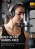 Picun B8 Bluetooth Headphones, 120H Playtime Headphones Wireless Bluetooth with 3 EQ Modes, Low Latency, Hands-Free Calls, Over Ear Headphones for...