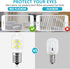 E17 LED Bulb Microwave Oven Appliance Light Bulb Super Power Saving Multiple Purpose Under Hood Over Stove Lights-3W(Equal to 40W Incandescent),38...