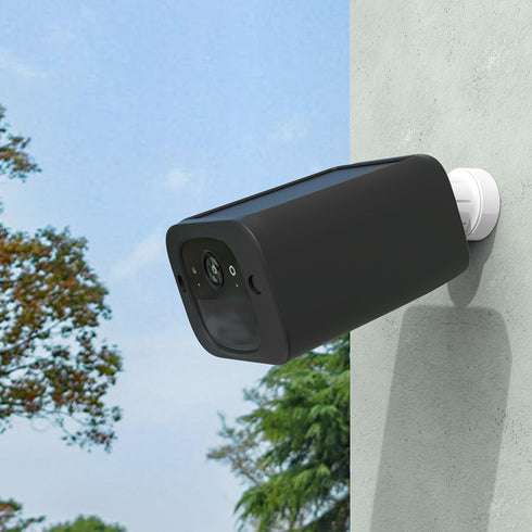 Holicfun Silicone Cover Skin for Eufy Security SoloCam S220 Camera (Black)...