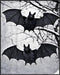 Posterizer 1 pcs- cute gothic print with bats- holloween decor-Gothic Art-Art for Animal Lovers- Living Room Bedroom Decor- unframed wall art...