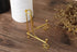 Artliving (2 pack 4" Iron Display Stand, Gold Small Iron Easel Plate Display Photo Holder Stand, Displays card,cookie, Decorative Plates,Artwork...