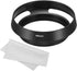 PATIKIL 49mm Lens Hood, Standard Vented Matte Surface Anti-reflective Inside Hood with Cleaning Cloth for Camera Lens, Black for Nikon, for Fujifi...