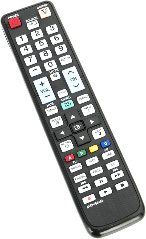 New AA59-00443A Replaced Remote fit for Samsung LED TV 6000 Series 6050 Series UN40D6000 UN46D6000 UN55D6000 UN40D6050 UN32D6300 UN32D6000SF UN40D...