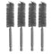 4pc Stainless Steel ALAZCO 5/8" Wire Brush for Power Drill Impact Driver Cleaning Wire Brush Stainless Steel Bore Brush - Hex Shank...