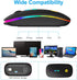 CC Store LED Wireless Bluetooth Mouse &2.4GHz Instant Connection,Rechargeable Ultra Silent Slim,3 Adjustable DPI 2 Connection Modes with USB-C to ...
