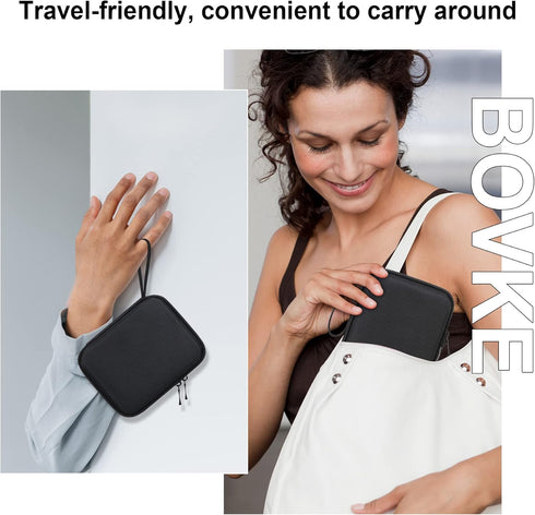 BOVKE Microscope Case Compatible with Microscope for Kids, 1000X Handheld Kids Microscope, Portable Mini Microscope for Kids Travel Case with Mesh...