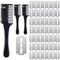 3 Pcs Pet Dog Cat Razor Comb with 50 Pcs Replacement Razors Hair Cutter Comb Cutting Scissors Hair Trimmer Comb Tool Grooming Dog Cat Double Sided...