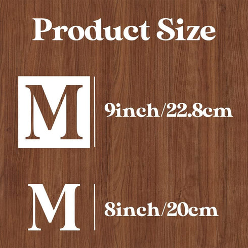 9inch Alphabet Stencils for Painting Reusable Letter Stencils Large Letters Drawing Templates for Art Crafts Holiday Decor...