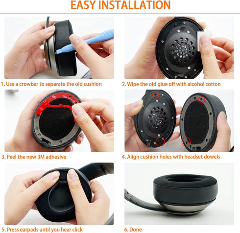 Upgraded Replacement Ear Pads for Beats Studio 3, GVOEARS Cooling Gel Headphones Covers for Studio 2 Studio 3 Wired Wireless Over Ear Earpad Cushi...