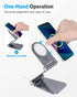 OMOTON Stand for MagSafe Charger, Foldable Phone Stand Holder for MagSafe Accessories, Not Include Charger or Cable, Compatible with iPhone 16/15/...