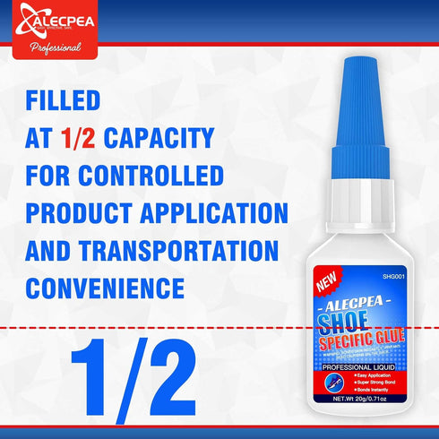20g Shoe Glue - Ultimate Strength Adhesive for for Soles Boots Sneakers Heels Hiking Shoes Leather Handbags - Quick Set in 15 Seconds...