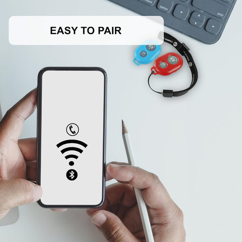 CamKix Camera Shutter Remote Control with Bluetooth Wireless Technology - 2 Pack - Create Amazing Photos and Videos Hands-Free - Works with Most S...