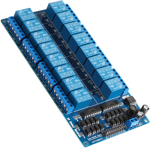 SainSmart 16-Channel 12V Relay Module Board for Arduino DSP AVR PIC ARM...