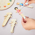 Juvale 100 Pack Unfinished People Shaped Craft Sticks, Wooden Popsicle Sticks for DIY Projects...