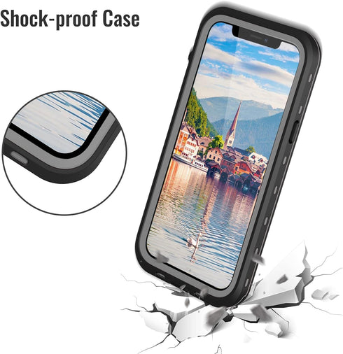 Waterproof iPhone 13 Pro Max Case - Full Body Protection Case for iPhone 13 Pro Max 6.7 inch Waterproof Shockproof Dustproof Phone Case with Built...