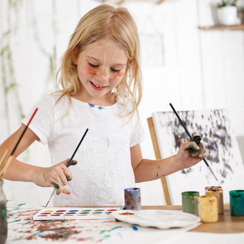 6 Pieces Detail Paint Brush Set, Fine Paint Brush Thin Detail Paint Brush Miniature Paint Brushes Small Fine Tip Paint Brush for Miniature Detail ...