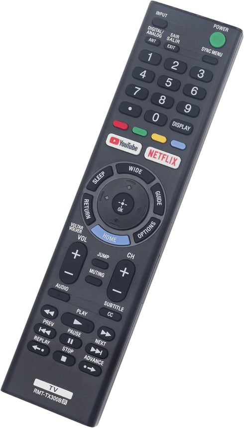 RMT-TX300B Replaced Remote fit for Sony Bravia 4K HDR Ultra HD TV KD-49X705E KD-55X705E KD-43X705G KD-49X705G KD-55X705G KD-65X705G KD-49X705F KD-...