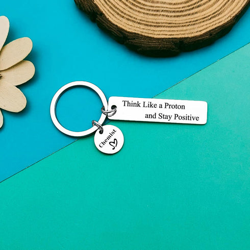 Gifts for Chemist Keychain Chemistry Science Chemist Teacher Appreciation Gifts Inspirational Gifts for Scientist Physicist Science Graduation Gif...