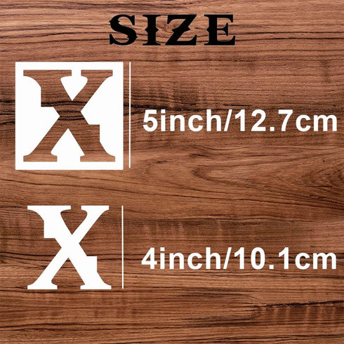 5 Inch Letter Stencils Alphabet Stencils Reusable Stencil Letters Numbers Stencils for Painting on Wood Walls Porch Fabric Art Crafts...