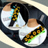 16 Pieces Sunflower Car Accessories Set Steering Wheel Cover Armrest Pad Gear Knob Cover Handbrake Cover Seat Belt Cover Cup Holder Vent Decoratio...