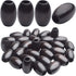 Large Hole Wooden Beads,30 Pcs Dark Brown Wooden Beads Loose Spacer Beads Oval Tube Beads for Making Necklace Bracelet and Other Stuffs...