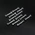 (12 Packs) 710-0890 Shear Pins with Nuts for MTD Cub Cadet Troy-Bilt and More Snow Blower - 12 Pcs 710-0890A and 910-0890A Snow Throwers fits Part...