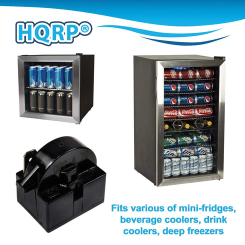 HQRP Compressor 4.7 Ohm 1-Pin PTC Starter/Start Relay and Overload Kit Compatible with Mini Fridges, Compact Refrigerators, Beverage & Wine/Beer Coolers, Deep Freezers, Beer/Wine Refrigerators