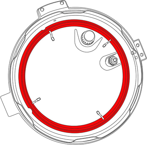 "GJS Gourmet gasket or sealing ring or pressure ring compatible With BELLA electric pressure cooker (8 Qt)". This gasket is not created or sold by...