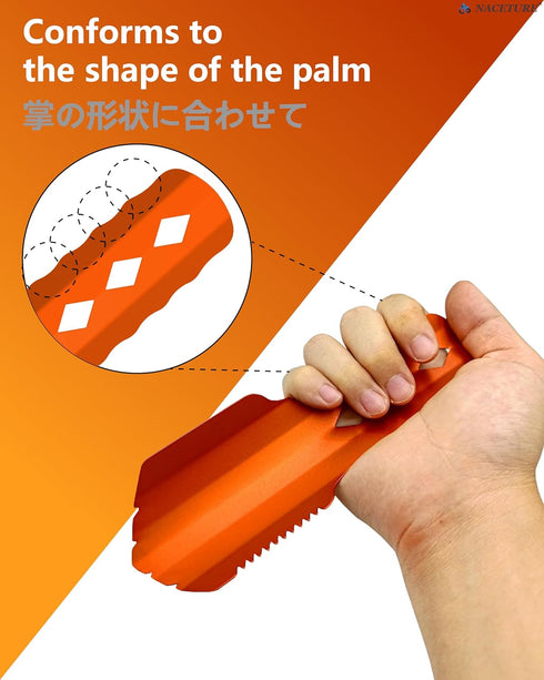 NACETURE Ultralight Backpacking Trowel Aluminum Shovel Small Potty Multitool with Longer Handle Design Essential for Hiking, Camping and Survival ...