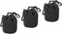 PATIKIL Camera Lens Bag, 3 Pcs 3.1" ID x 3.9" H Drawstring Lens Pouch with Thick Protective Neoprene, Lens Case for DSLR Camera Lens, Water Coffee...