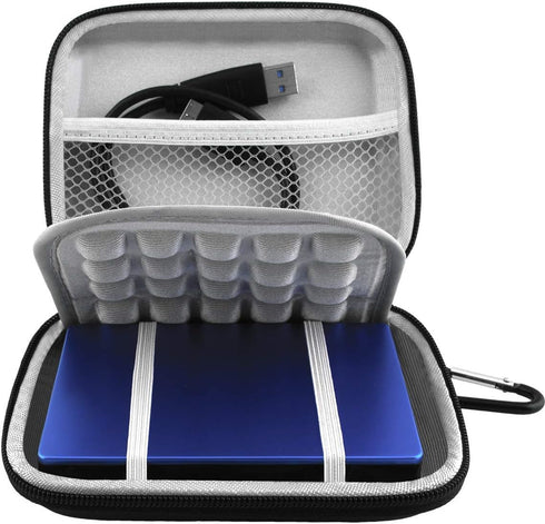 Lacdo Hard Drive Carrying Case for Seagate Portable/Seagate One Touch/Seagate Ultra Touch/Backup Plus Slim Portable External Hard Drive HDD 1TB 2T...