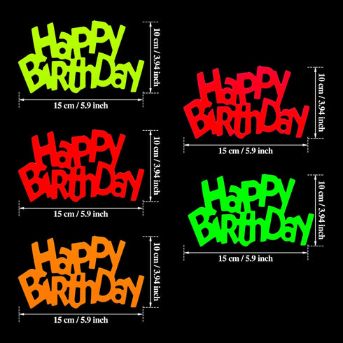 Sumind Neon Party Supplies Neon Balloons Black Light Balloons Decorations Glow in the Dark Party Supplies Streamers Hanging Swirls for Adults...