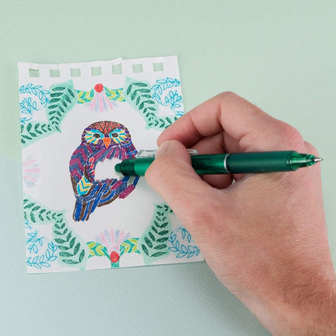 Pilot Frixion Erasable Pens - 6 Pack of Blue Ink Pens + 4 Bonus Refills - Frixion Clicker Erasable Pens Retractable Gel Ink Pen - Fine Point 0.7 m...