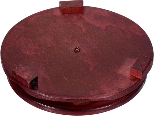 PATIKIL Planter Display Stand, 6.7 Inch Dia Round Bonsai Stand Imitation Wood Style Rotatable Home Decor Display for Table Lamp Teapot Base...