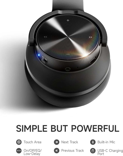 Picun B8 Bluetooth Headphones, 120 Hours Headphones Wireless Bluetooth, Hands-Free Calls, 3EQ & Game Mode, Foldable Headphones Over Ear for Travel...