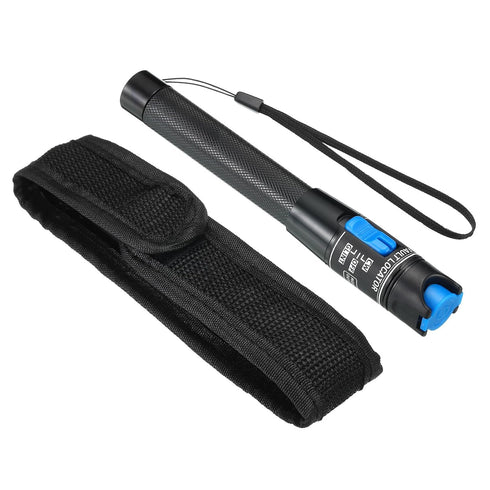 PATIKIL Portable Fiber Optic Cable Tester, 5MW Visual Fault Locator Optical Power Meter Red Light Cable Test Equipment for S C/FC/ST Adapter Netwo...