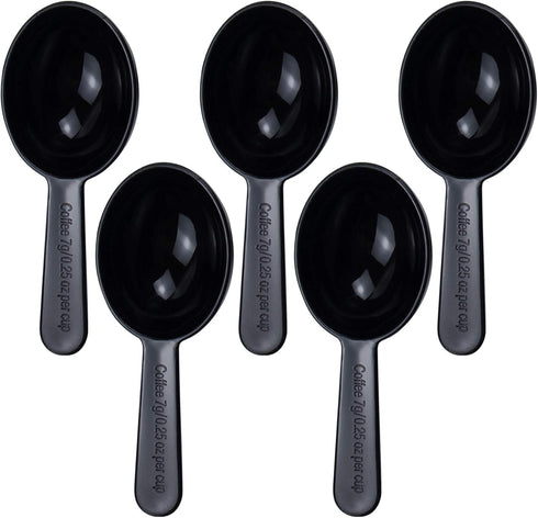 AUEAR, 5 Pack Tablespoon Coffee Scoop Plastic Measuring for Milk Powder Fruit Seed Spices...