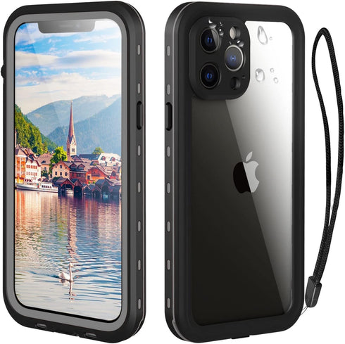Waterproof iPhone 13 Pro Max Case - Full Body Protection Case for iPhone 13 Pro Max 6.7 inch Waterproof Shockproof Dustproof Phone Case with Built...