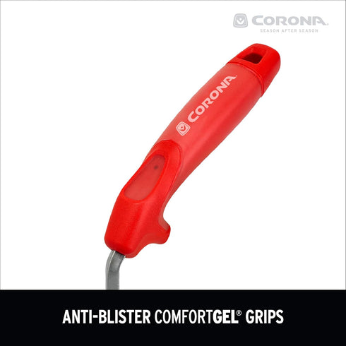 Corona CT3374 CT 3374 Premium Stainless Steel ComfortGEL Garden Fork, Red...