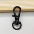 150Pcs Black Swivel Snap Hook Set,Swivel Clasp Keychain Hook Lobster Clasp Split Key Rings with Chain and Jump Rings Bulk for Keychain Lanyard,Jew...