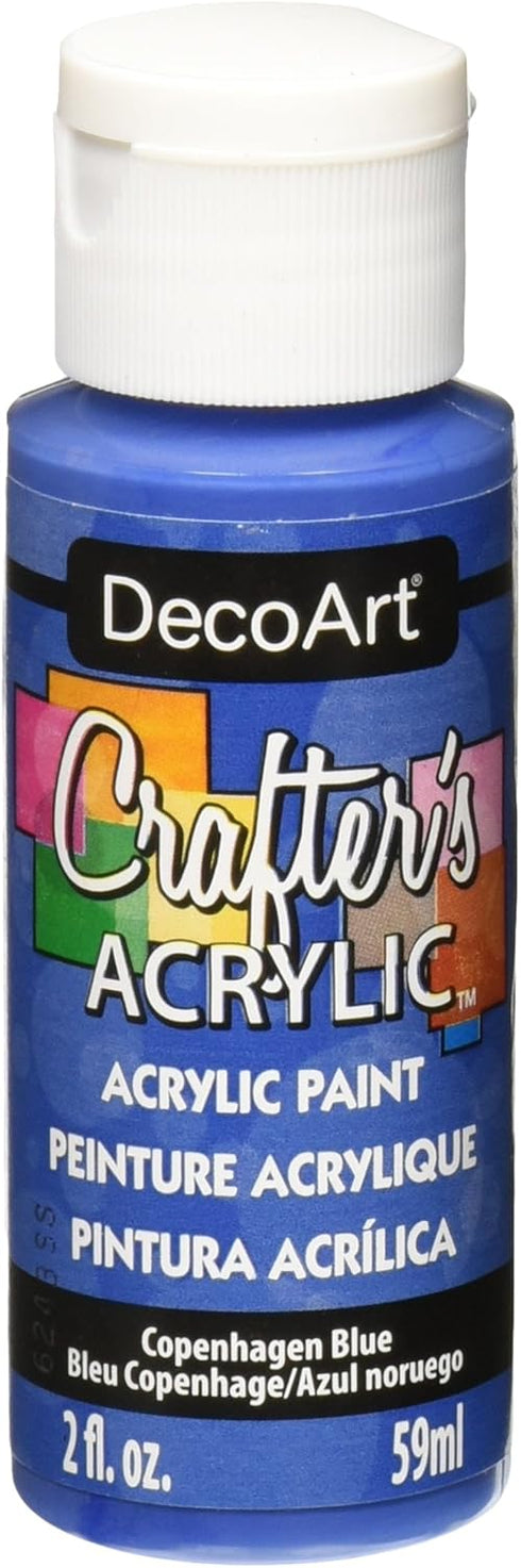 DecoArt Acrylic Paint, 2 Fl Oz (Pack of 1), Copenhagen Blue...