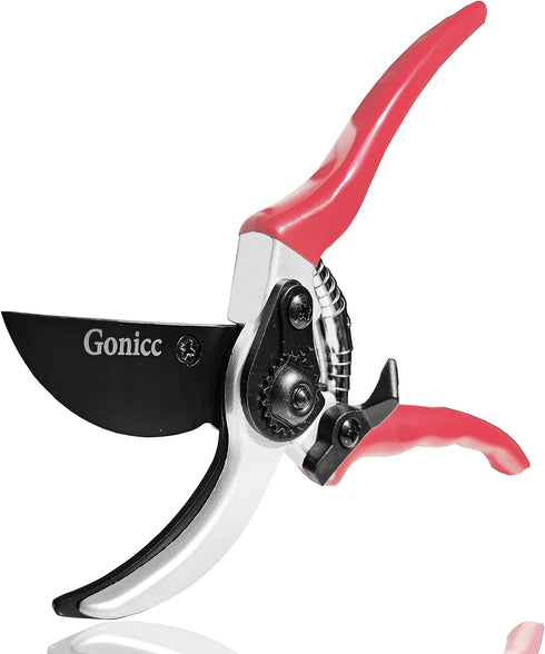 gonicc 8" Professional Sharp Bypass Pruning Shears (GPPS-1002), Tree Trimmers Secateurs,Hand Pruner, Garden Shears,Clippers For The Garden, Bonsai...