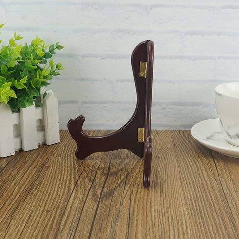 Artliving 6 inch wood-like Easels Plate Stand Holder Display Stands -Set of 4...