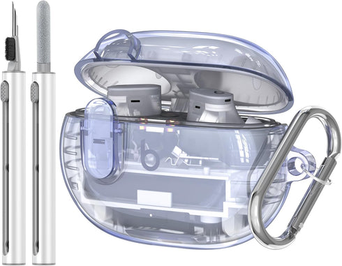 Clear Case for New Beats Studio Buds + (2023) / Beats Studio Buds (2021), Secure Lock Beats Studio Buds Plus Case Cover, Shockproof Wireless Earbu...